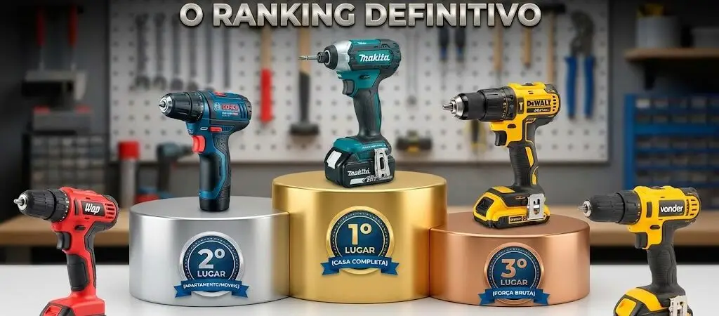 As 5 Melhores Parafusadeiras de 2026: Do MDF ao Concreto Pesado