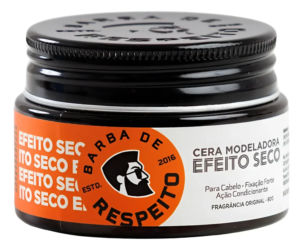 Barba De Respeito Cera Modeladora Efeito Matte Seco